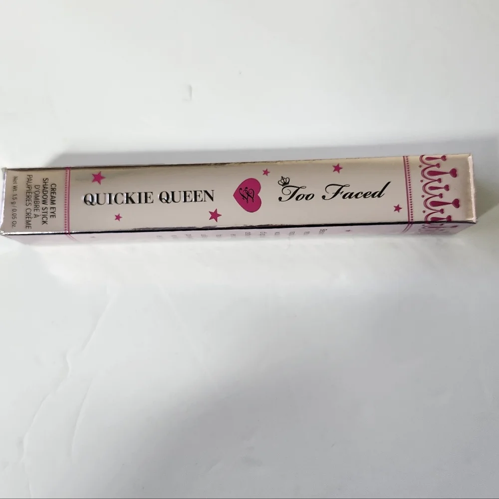 Too Faced Quickie Queen Cream Eyeshadow Stick Pure Magic New in Box